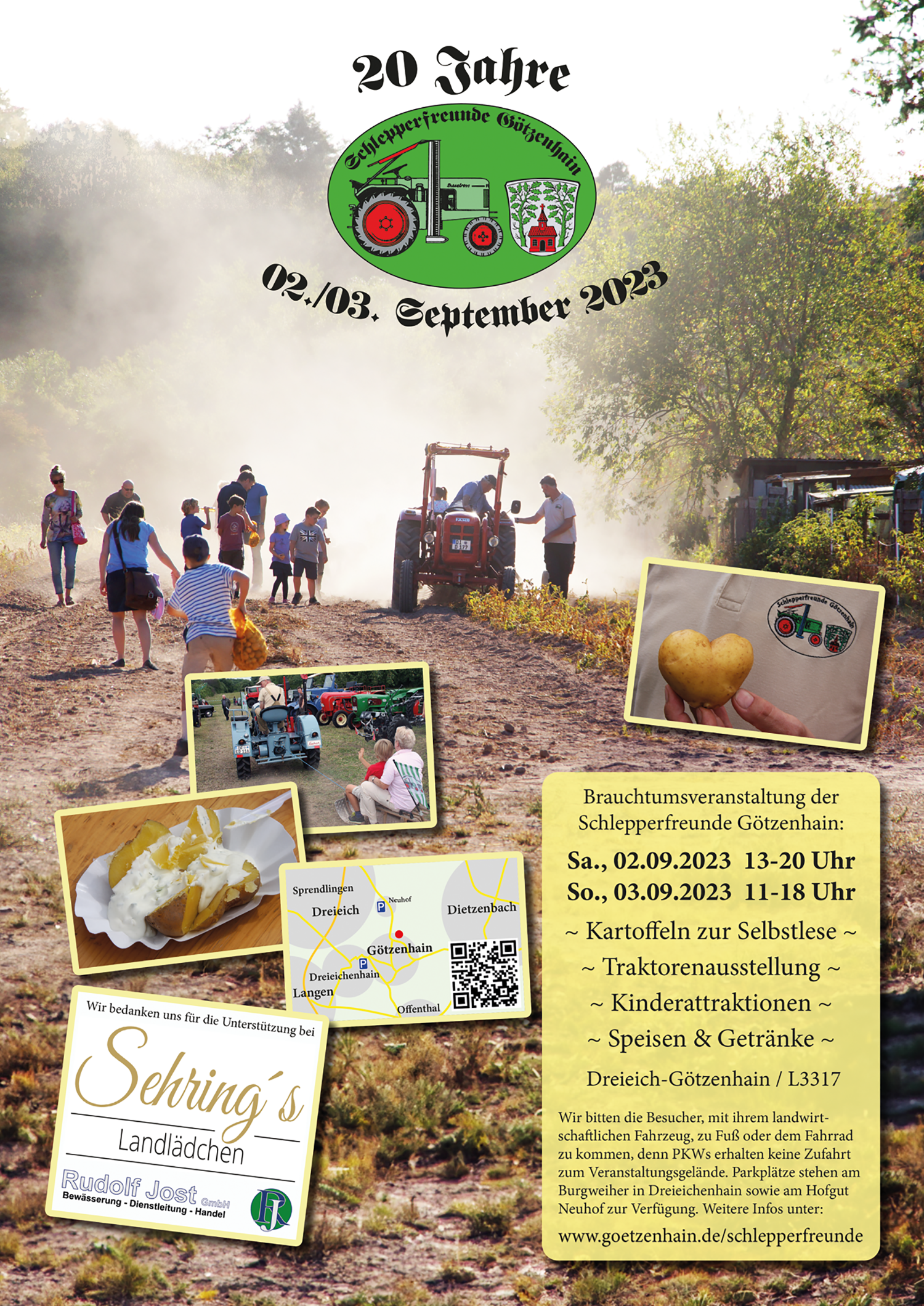 Plakat 20 Jahre Schlepperfreunde G&ouml;tzenhain
